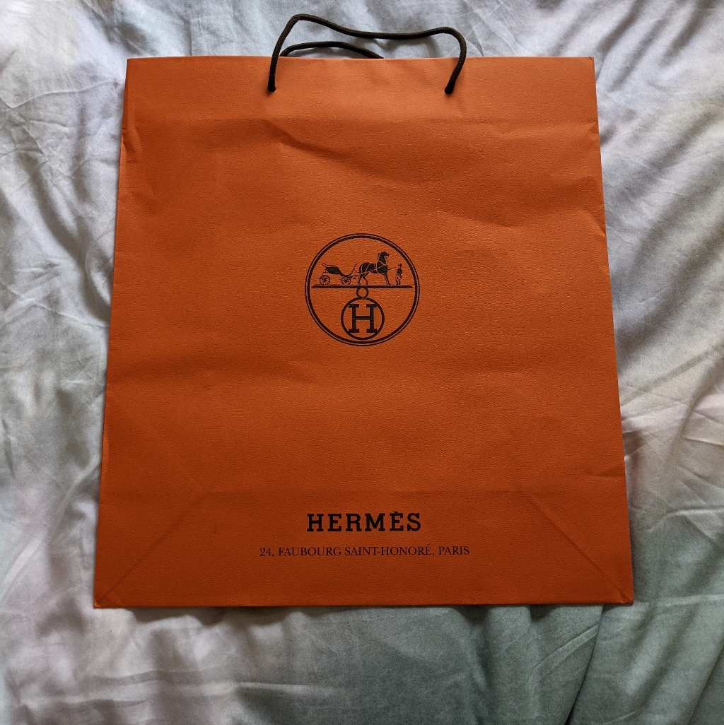 Authentic Large Hermes Shopping Bag